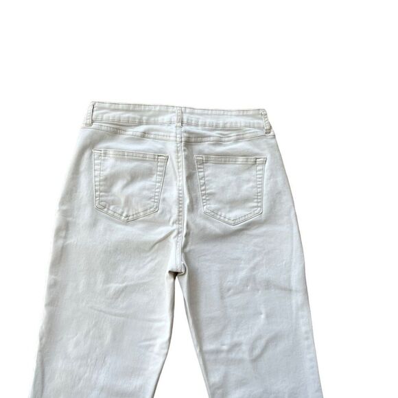 Rewash High Rise White Jeans Cropped Size 9/29 - Picture 6 of 6
